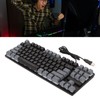 Mechanical Gaming Keyboard Multifunction 87 Keys Colorful Backlight USB Wired