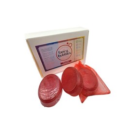 Fancy Bubbles Artisanal Fruital Soap Line - Glycerin-based soaps Made in Brazil (Pack of 3, Watermelon)