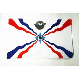 AZ FLAG Assyria Flag 3' x 5' - Assyrian Flags 90 x 150 cm - Banner 3x5 ft
