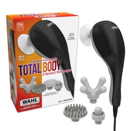 Wahl Gentle Vibration Massager that Relieves Pain & Pressure on the Face, Neck, and Head w/ 4 Attachment Heads and 2 Massaging Speeds to Increase Blood Circulation, FSA Eligible - 4259