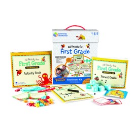 Learning Resources All Ready for First Grade Readiness Kit, Multicolor, 5" (LER3479)