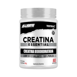 Testrol | Creatina Essential en Polvo | Creatina Monohidratada | Apoyo a Potencia, Resistencia y Recuperación | 80 Servicios