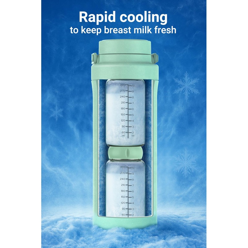 Koalababy 22oz Portable Breast Milk Cooler – 24-Hour Cooling with