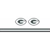 Packers Throwback Mini Side Football Helmet Decals with Stripe