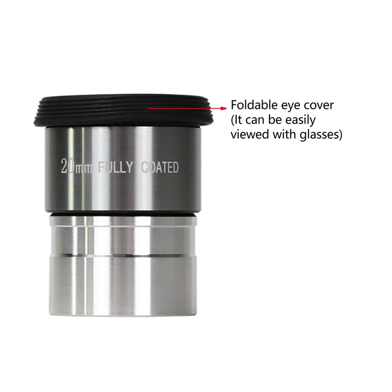 1.25 Inch 20mm Telescope Eyepiece Multi Layer Coating Astronomical Telescope