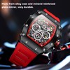 Men's Quartz Watch Silicone Strap Fashion Business Wrist Watch