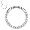 AVNIS Nose Rings for Women, Cubic Zirconia, Cubic Zirconia