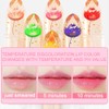 BINGBRUSH Crystal Flower Jelly Color Changing Lipstick,Long Lasting Lip Care