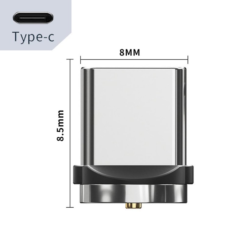 YFFSFDC Magnetic Charging Cable Terminals [Set of 5] 2.4A Type