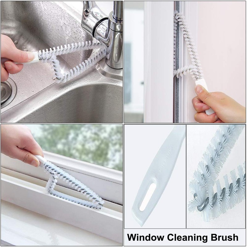 Window or Sliding Door Track Cleaning Brush, Tile Lines Brush,Window
