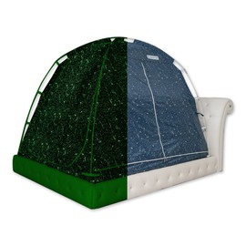 BESTEN Bed Tent for Your Privacy and Cozy Sleep (Twin, Night Sky (Glow-in-The-Dark))