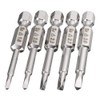 Mesee 5 Pieces Magnetic Triangle Head Screwdriver Bits, 50mm S2