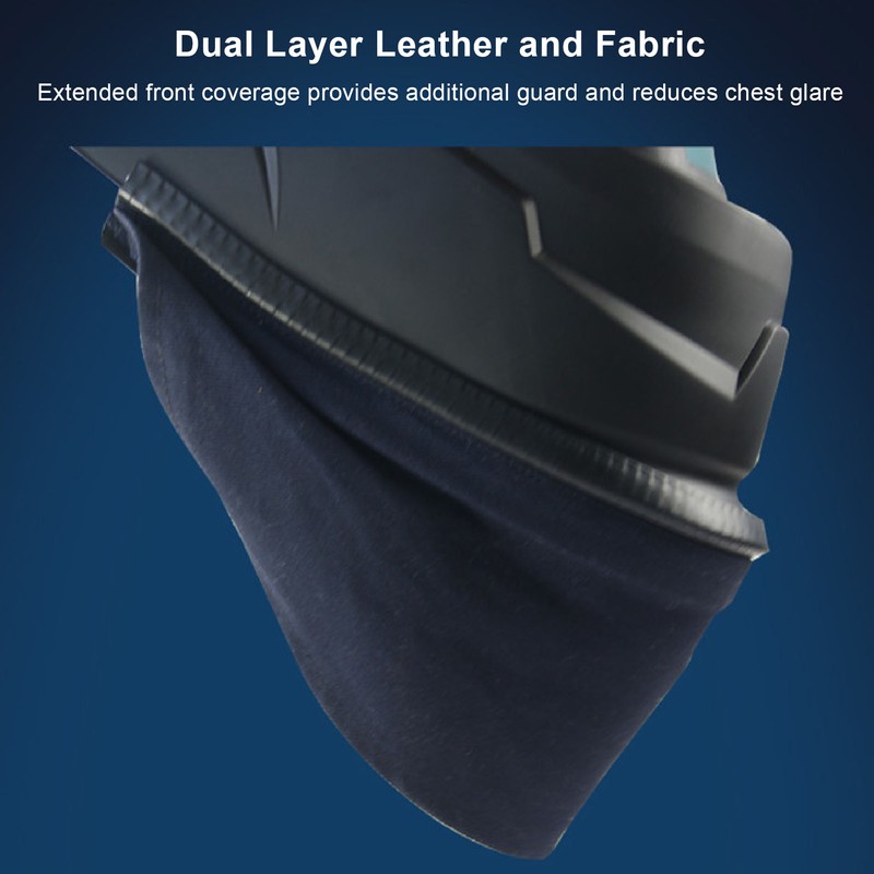 Welding Helmet Bib Flame Retardant Heat Resistance Wrap Around Extension