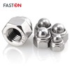 FASTON Self-locking cap nuts, M8 made of rust-proof stainless steel,