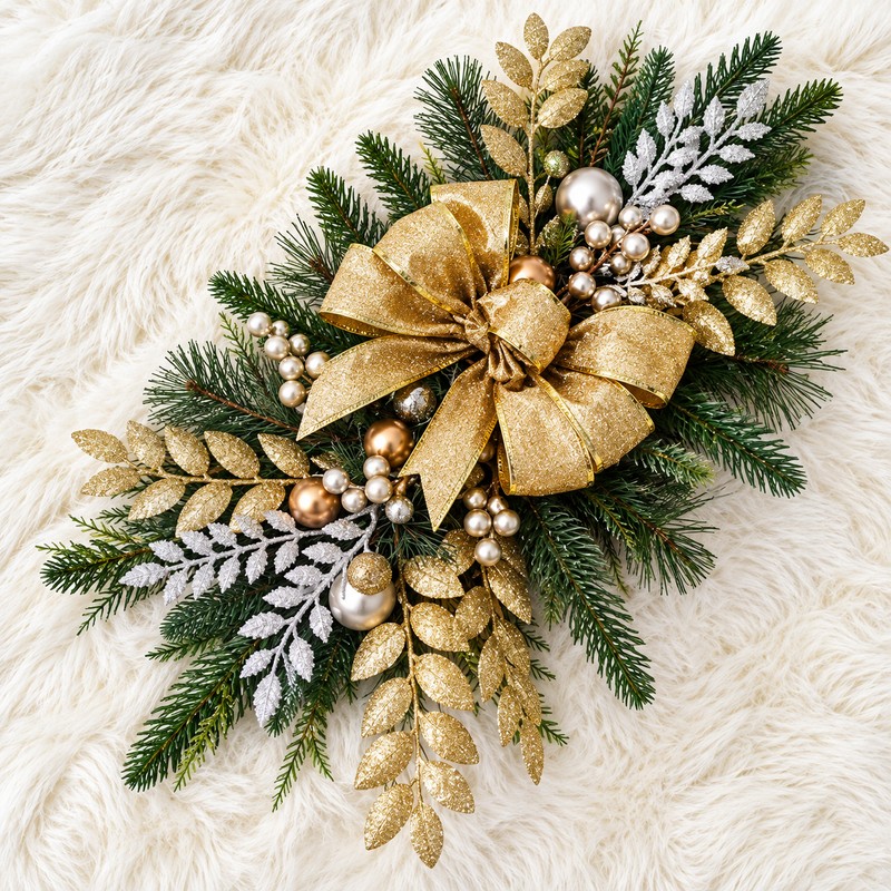 Christmas Wreath for Holiday Décor – Festive Greenery with Optional
