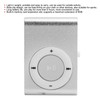 MP3 Music Player Set, 2pcs Portable Aluminum Alloy Digital Music