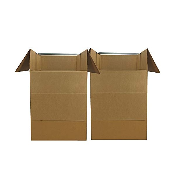 UBOXES Wardrobe Moving Boxes, 20 x 20 x 34 inch,