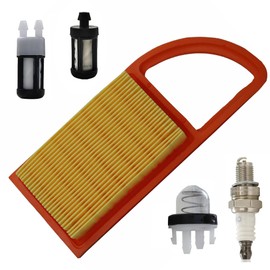 Air Filter Fuel Filter Primer Bulb for Stihl BR700 BR600 BR550 BR500 Backpack Leaf Blower Replacement 4282 141 0300, 4282 141 0300B