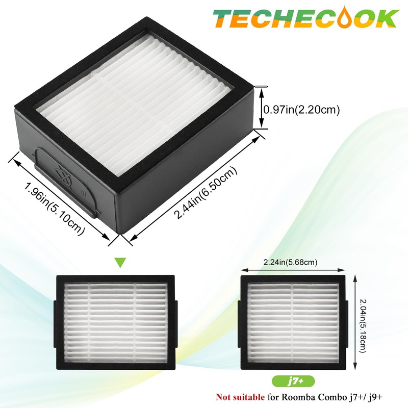 High-efficiency Filters Replacement for iRobot Roomba E I J Series