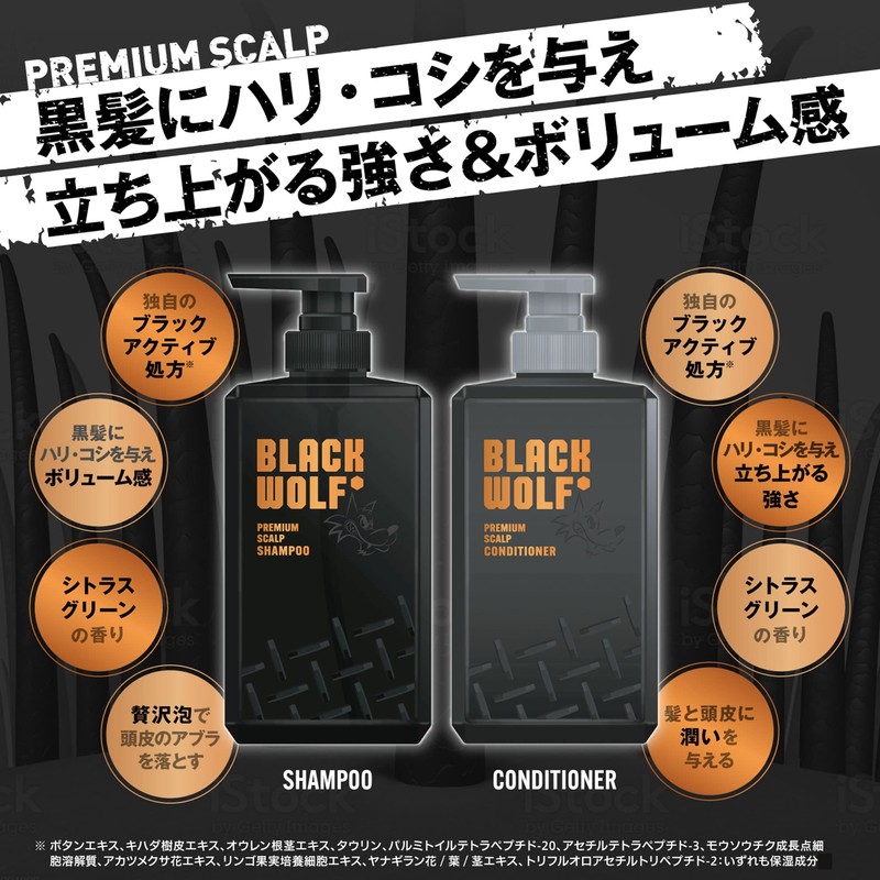 Black Wolf Premium Scalp Conditioner Refill 11.2 fl oz (330