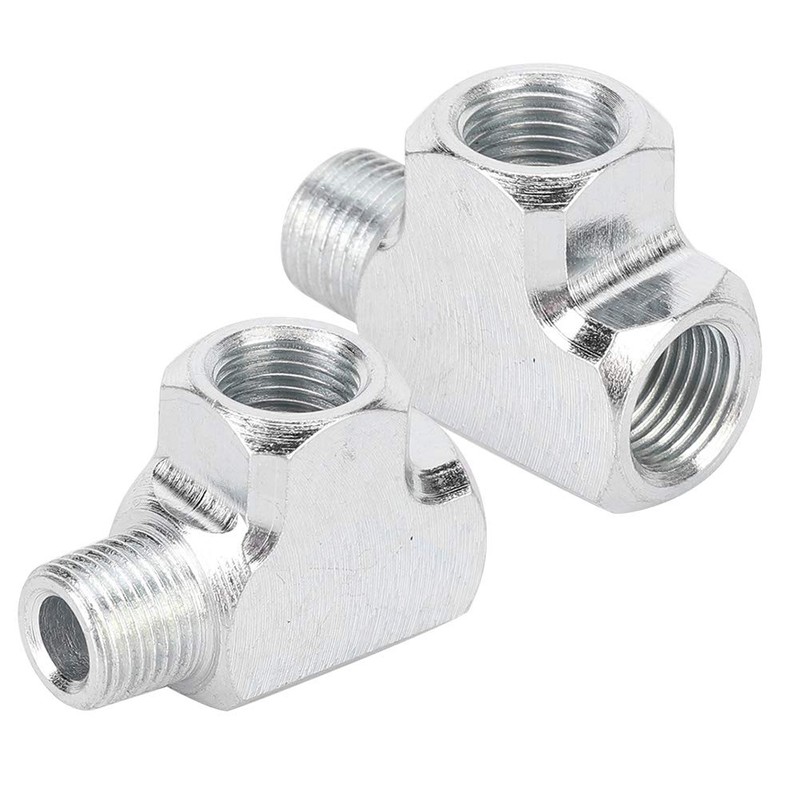 1/8 npt Tee Pipe Fitting, Car Aluminium Alloy T Type