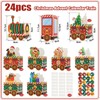 BOFUNX Advent Calendar for Filling, Small Train Set, 24 Pieces