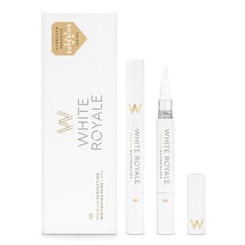 White Royale Premium Teeth Whitening Gel Pens with 9% Hydrogen Peroxide Superior Formula, Two 2ml Pens