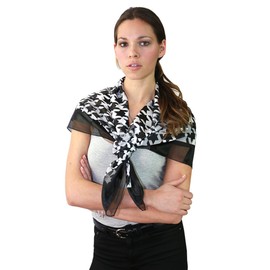 NYFASHION101 Versatile Artistic Abstract Design 42" Headwrap Square Scarf