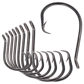 XFISHMAN Circle-Hooks-Fishing-Equipment-Octopus-Hooks-Saltwater-50 Pack #1 –12/0