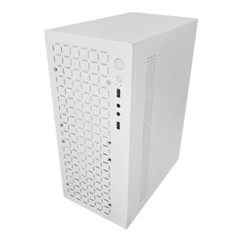 V600 High Airflow Micro ATX PC Case - Supports MATX, Mini - ITX - with USB3.0, 3.5" HDD Compatibility - Ideal for Gaming (White)