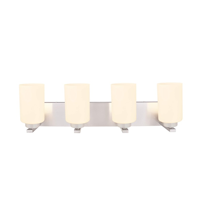 Aspen Creative 62221, Four-Light Metal Bathroom Vanity Wall Light Fixture,