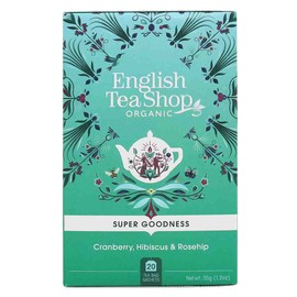 English Tea Shop Cranberry, Hibiscus & Rosehip Tea, 20 Tea bags