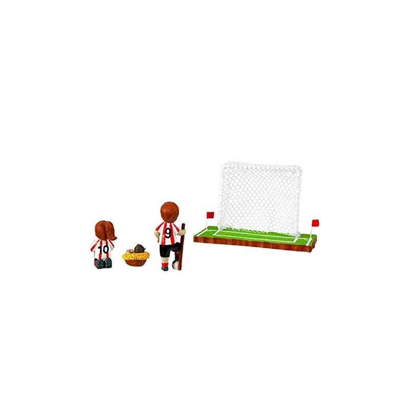 DRW Presepe da calcio Athletic in resina da 11 x