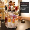 Organizador De Maquillaje Almacenamiento Con Rotación De 360