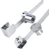 Litensh Sliding Blade Saw Lock with Key Different, Reptile Vivarium