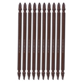 10Pcs Double End Screwdriver Bits H6.3 Magnetic CrossShaped Bit Long Hardware Tools Set(H6.3 x 150MMPH2 / SL6 )