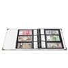 MUDOR 3-Pocket Currency Pages, 10 Pages 60 Pockets Bill Holders