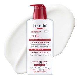 Eucerin Ph5 Locin Corporal Hidratante para Piel Seca O Sensible, 400 ml hidratacin inmediata y duradera a la piel sensible                            