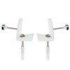 Cheeroyal Angled Floor Bathroom WC Toilet Pan/Bidet Side Fixing Bathroom