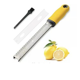 Charley Lemon Zester Citrus Cheese Garlic Grater - Stainless Steel Utility Zester