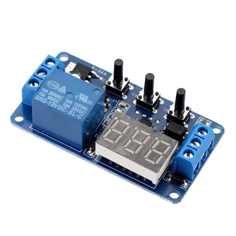 12V LED Automation Delay Timer Control Switch Relay Module with