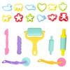 Playdough Set, 19pcs Play Doh Tools, Creative Playdoh Kit for