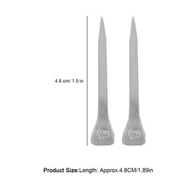 Pack of 250 Steel E4 Horseshoe Nails, Stained Glass Nails and Square Horse Racing Nails for Securing Lead or Glass