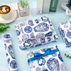 FYSUIMU Blue White China Wrapping Paper -Mini Roll- 17 Inch