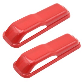 MDEOOSKY 2 Pcs Hood Hinge Cover Exterior Trim Kit, Replacement for Jeep Wrangler JL JLU 2018-2025, Replacement for Jeep Gladiator JT 2020-2025 (Red)