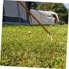 WOONEKY 4pcs Metal Tent Pegs Ground Stakes for Camping Tent