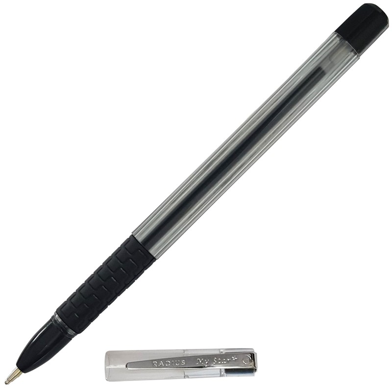 RADIUS My Star Ballpoint Pens, BLACK, 1.0mm Medium Point, Pack