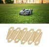 30pcs Robotic Lawnmower Blades Titanium Sturdy Practical Robot Mower Blades
