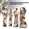 4PCS PU Leather Camouflage Waterproof Thicken Lining Golf Putter Head