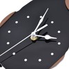 Wall Clock Self Adhesive Waterproof 3D Effect Silent Movement Dog